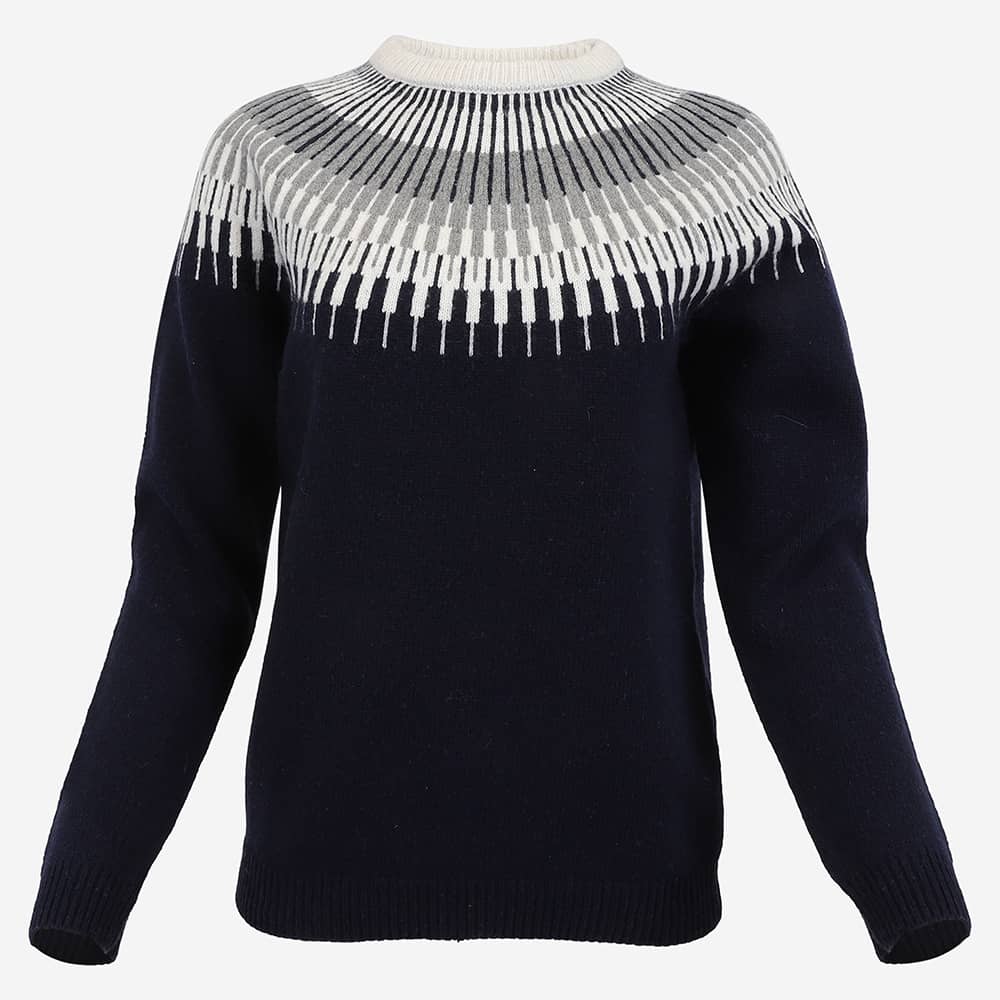 Minna wool sweater with pattern